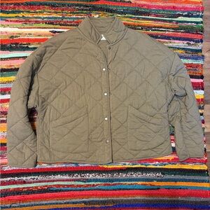 Z Supply Olive Puffer Jacket